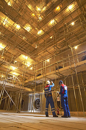 Industrial Photography, Coal powered electricity generating furnace, Peterbrough, UK