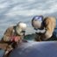 commercial photographer, Steeplejack training on smoke stack, UK